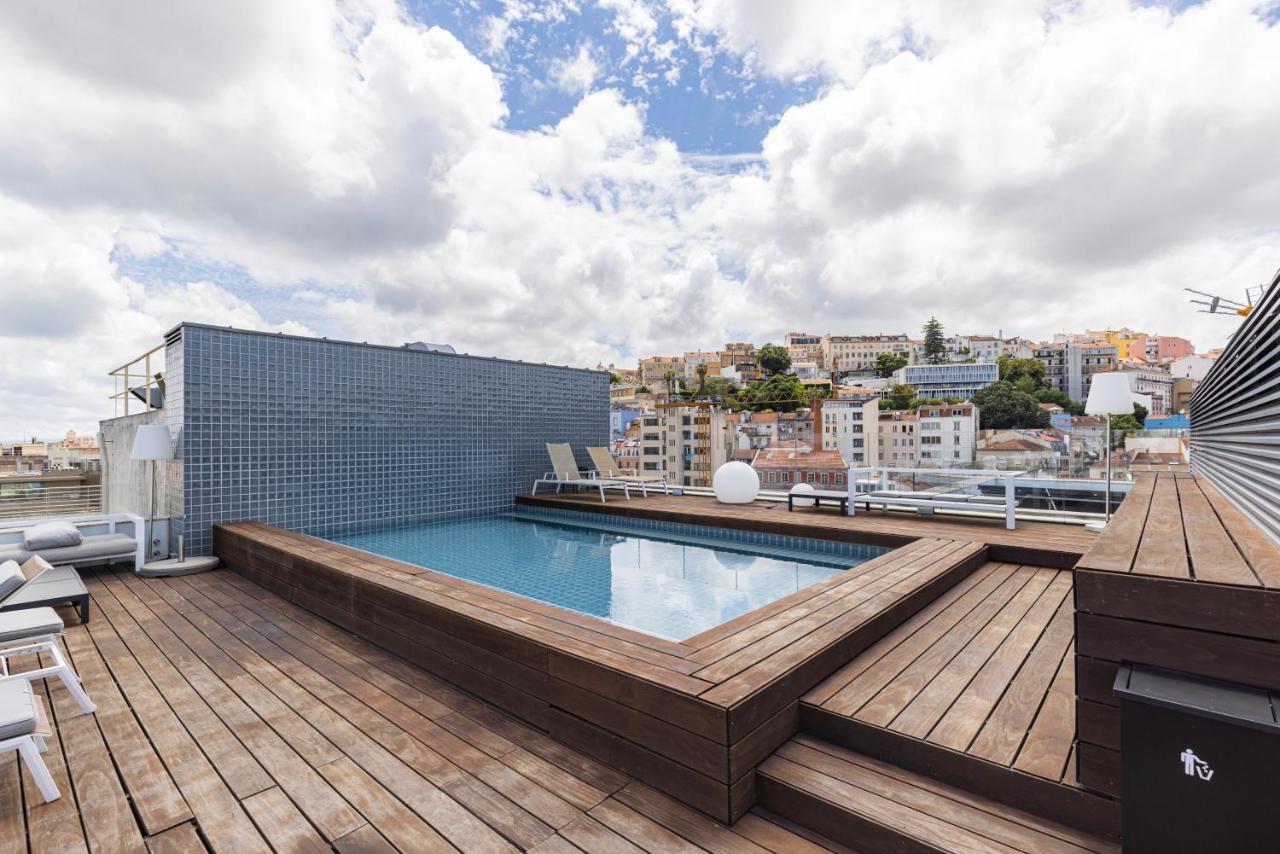 Liberdade Elegance W/Rooftop Pool By Lovelystay Lisbon Bagian luar foto