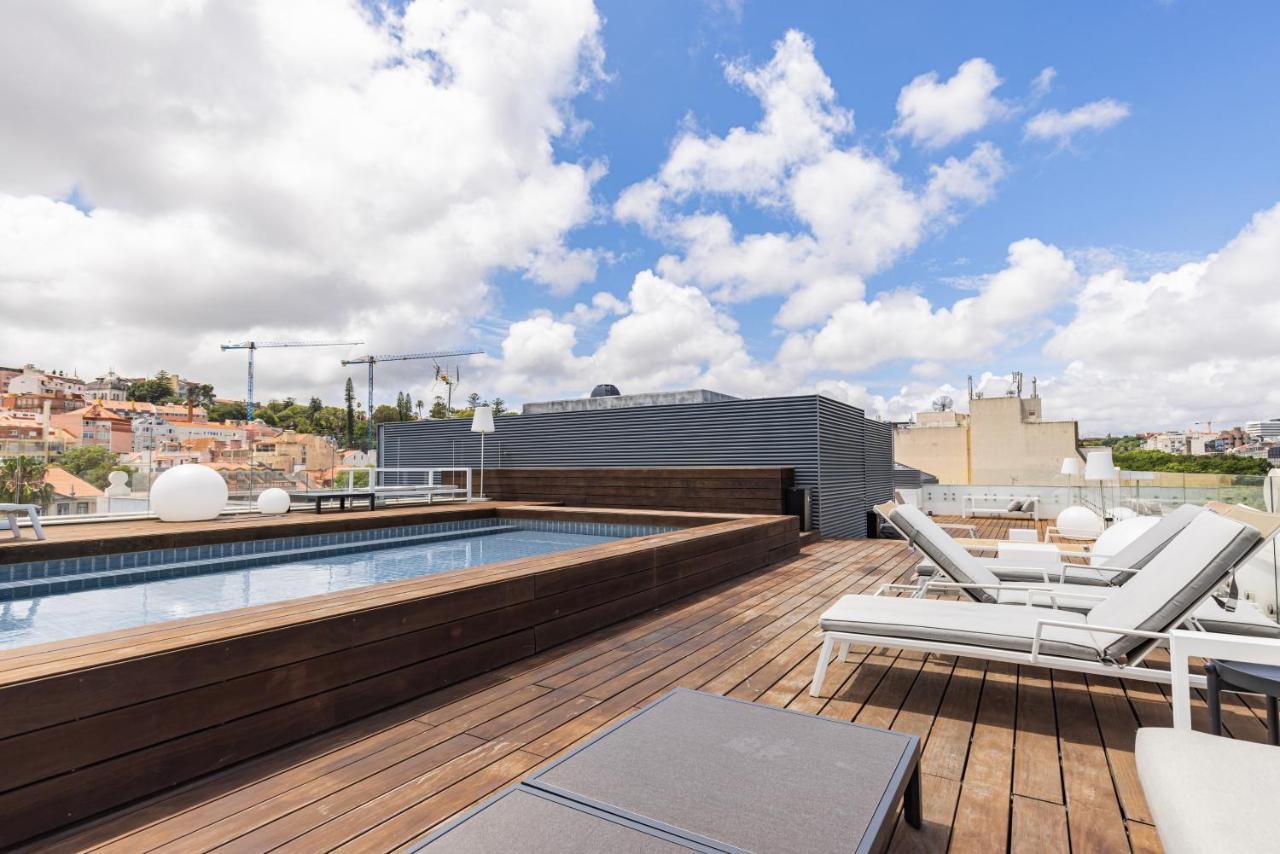 Liberdade Elegance W/Rooftop Pool By Lovelystay Lisbon Bagian luar foto