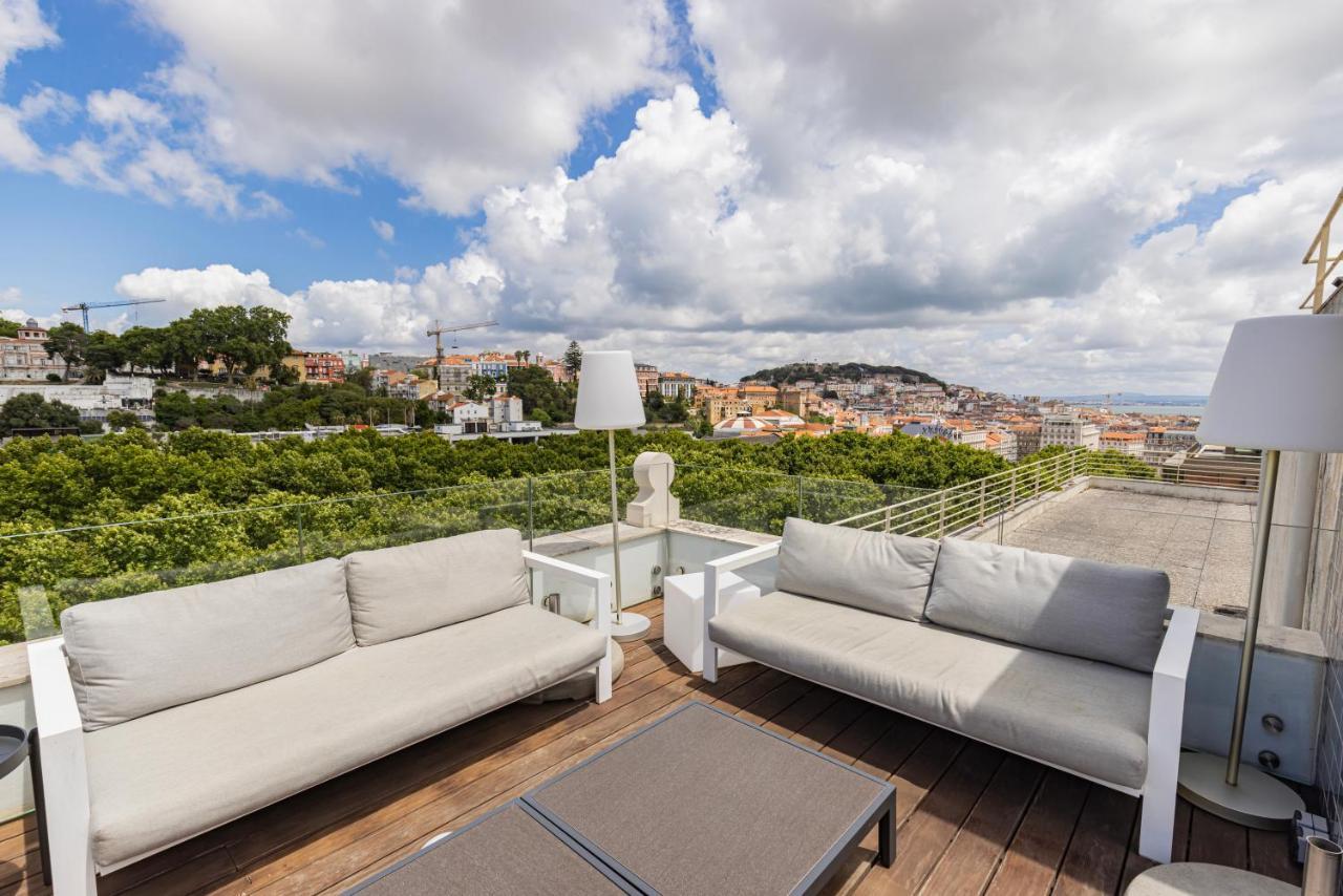 Liberdade Elegance W/Rooftop Pool By Lovelystay Lisbon Bagian luar foto